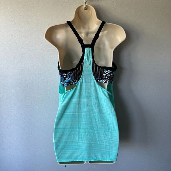 ZeroXposur Floral Blouson Swim Top Size S - Picture 3 of 9